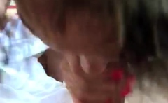 Nasty brunette pornstar with big boobs