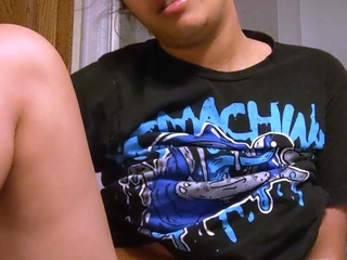 Amateur solo jock jerks his throbbing cock