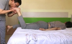 [[male feet]] use his soft feet