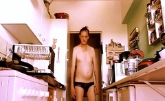 defile of sexy strings and underwear worn by me