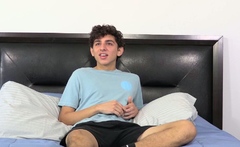 Solo Wanking Affair With Bisexual Lad