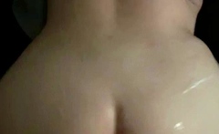 Cumshot wanting amateur MILF wanks cock in POV video