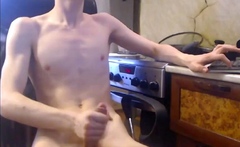 Muscular Hunk's Solo Show