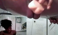 Black Girl Squirts with Sex Toy on Cam