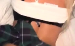 Busty amateur blonde gf hardcore sex with her bf