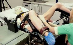 Vaginal Stretching With Large Dildos And Electrics In The