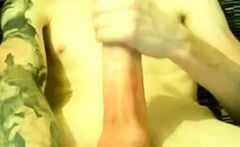 Big Dick Twink Masturbates on Webcam