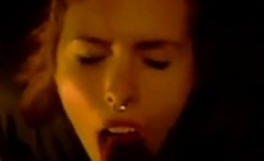 Svenska Caroline suger som en proffs