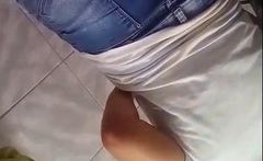 Amateur upskirt riding