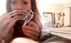 Piss fetish WAM gal solo toys