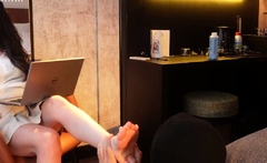 Misserinia - Mistress Erinia's Foot Fetish Session With The