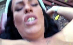 POV Cokchungry MILF cockriding outdoor