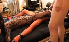 Master Dominates 3 Crossdresser Slaves