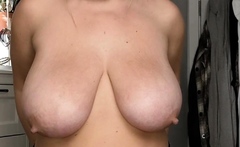 Great Big Boobs On Masturbating Redhead