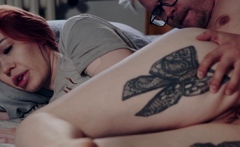 Hot Step Mom With Red Hair Gets Pounded Hard In Her Pussy