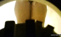 Ebony stepmother spied in shower (big ass)