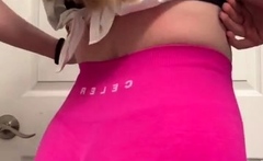 Blonde Teen Amateur Teasing Solo