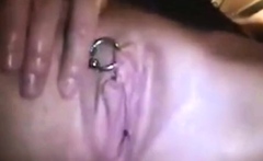 My large cunt filled with a big bottle